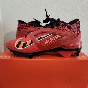 Nike Alpha Menace 4 Pro NRG Picante Red Black Men's Size 10 Football